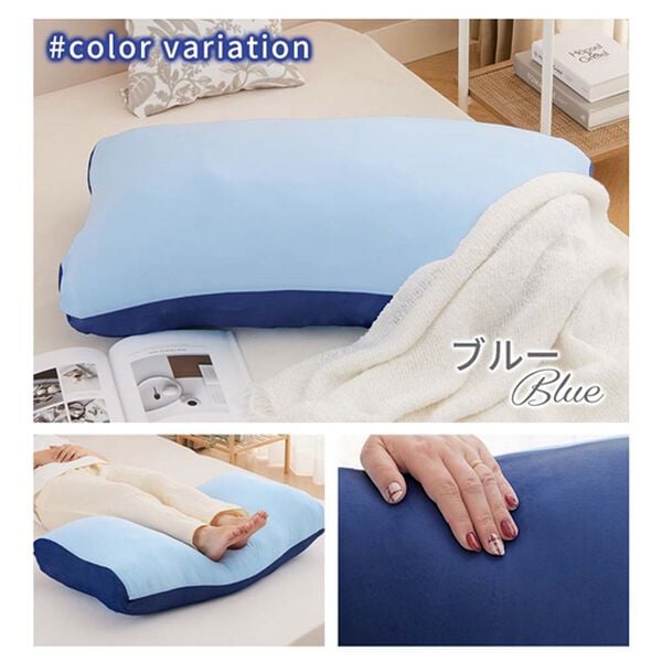 iellio（イエリオ）の「もっちもち接触冷感リバーシブルボリューム足枕＜フットピロー・抱き枕・クッション・脚枕・接触冷感＞（枕）」｜詳細画像