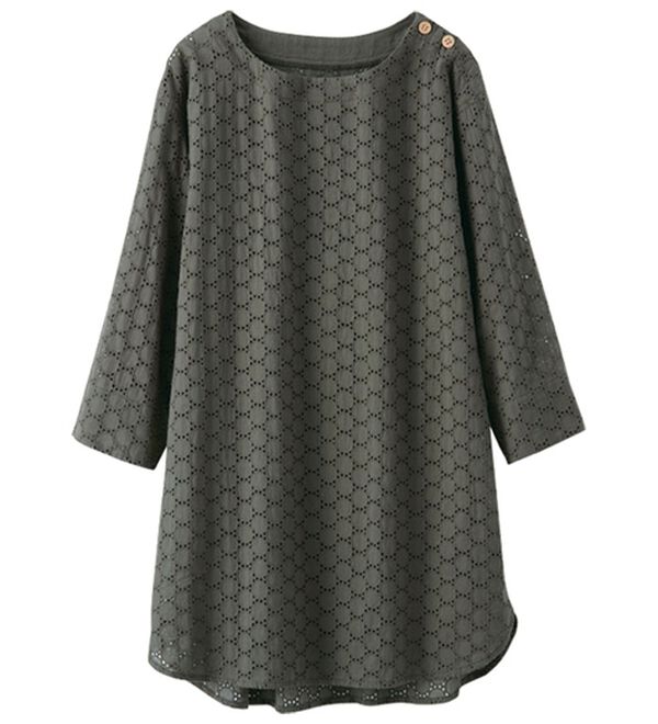 BELLUNA（ベルーナ）の「綿１００％サークルレース素材チュニック（チュニック）」｜詳細画像