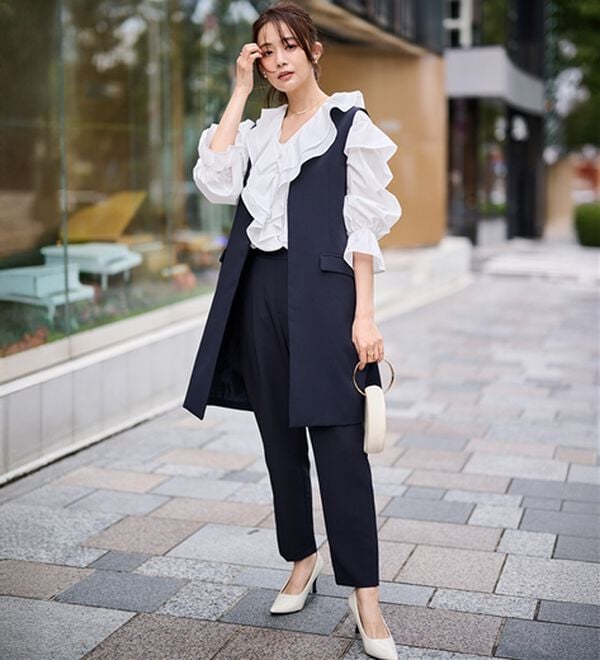 RANAN（ラナン）の「＜２点セット＞ロングジレセットアップ（その他スーツ）」｜詳細画像