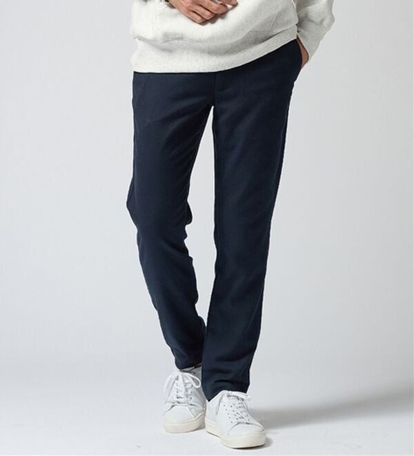 REMEN'S（リメンズ）の「起毛やわらかテーパードパンツ（メンズフルレングスパンツ）」｜詳細画像