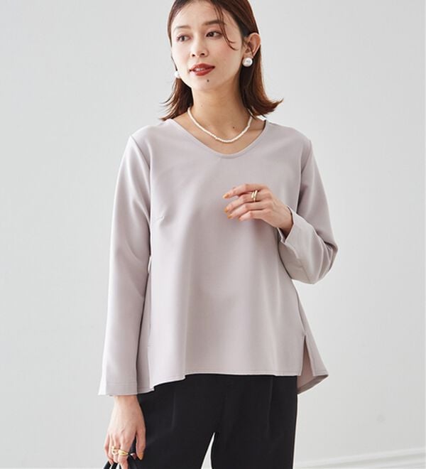 RANAN（ラナン）の「【選べるデザイン】楽してきれい見え！セットアップ（ブラウススーツ）」｜詳細画像