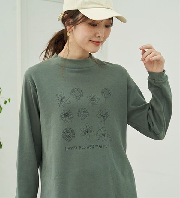 BELLUNA（ベルーナ）の「【メルティポンチ】プリントチュニック（チュニック）」｜詳細画像