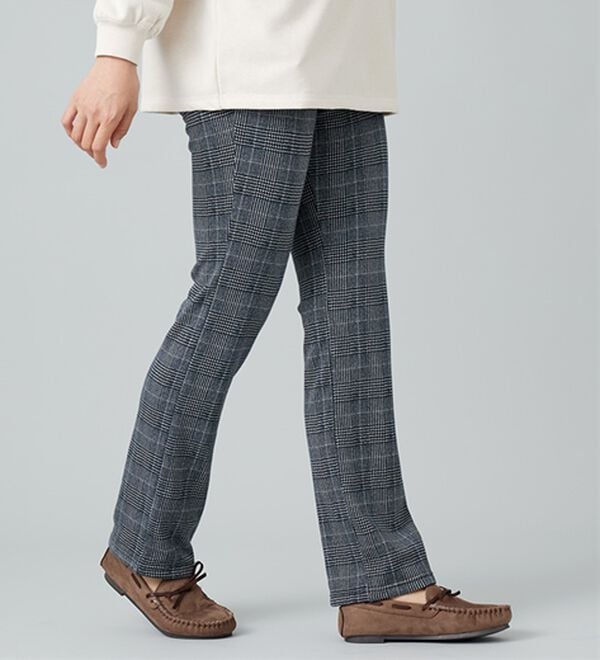 BELLUNA（ベルーナ）の「まるではく毛布！静電防止付裏ファーイージーパンツ（フルレングスパンツ）」｜詳細画像