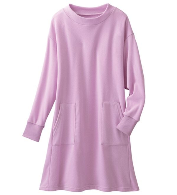 LAVIENNE（ラヴィエンヌ）の「毛玉ができにくい！裏ファーチュニック（パジャマ・ルームウェア）」｜詳細画像