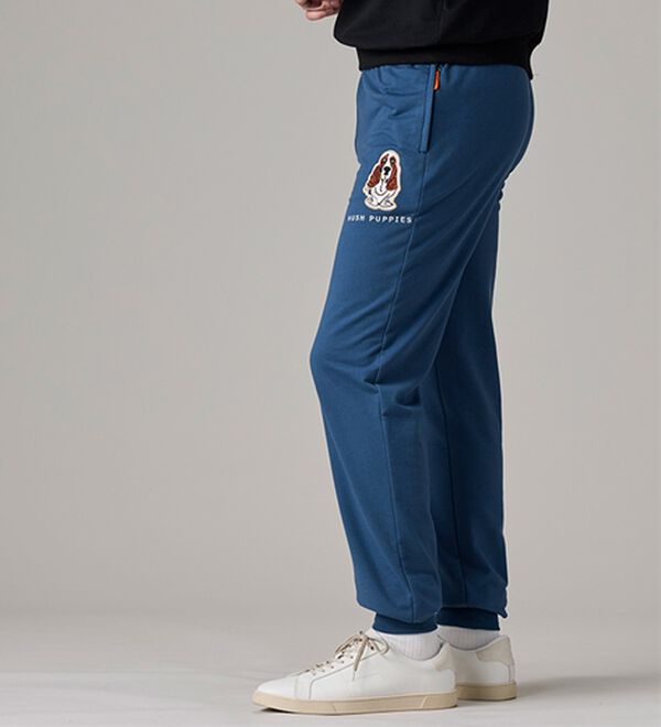 「＜ハッシュパピー＞ブランドデザイン裏毛トレーナー・パンツ（メンズルームウェア）」｜詳細画像