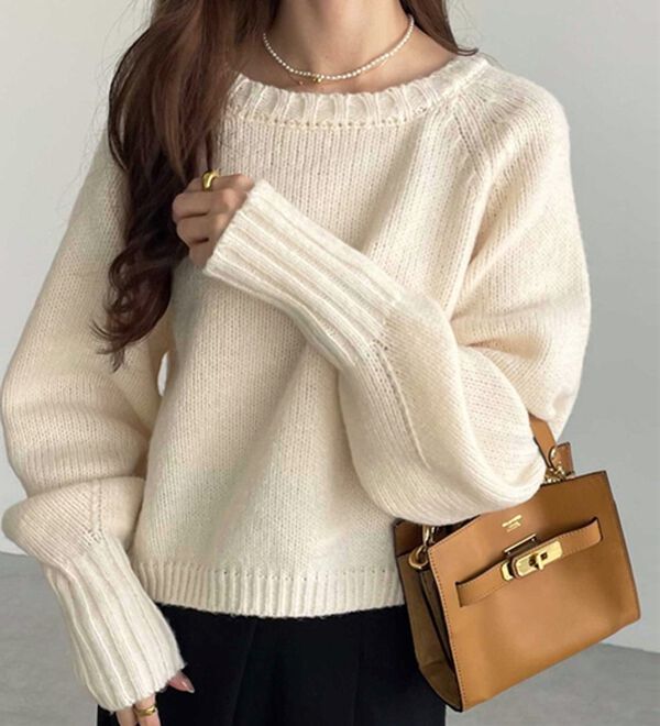 GeeRA（ジーラ）の「ボリュームスリーブショートニット（ニット・セーター）」｜詳細画像