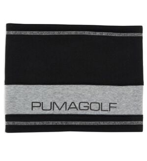 「ＰＭ）ゴルフ　ベーシックロゴ　フリースネックウォーマー（メンズストール・マフラー）」｜プーマブラック