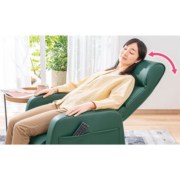 「立ち上がりもサポート！電動パーソナルソファ（ソファ）」｜詳細画像