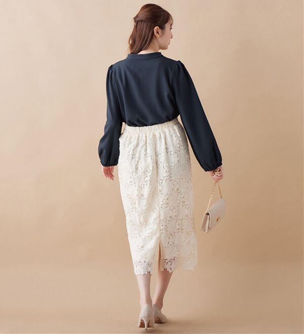 alotta（アロッタ）の「あったか裏起毛フロントタックブラウス（ブラウス）」｜詳細画像