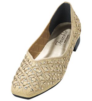 ルフラン（ルフラン）の「お洒落なキラキラパンプス（パンプス）」｜ゴールド