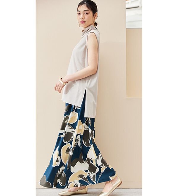 RANAN（ラナン）の「スリーブレスハイネックプルオーバー（カットソー）」｜詳細画像