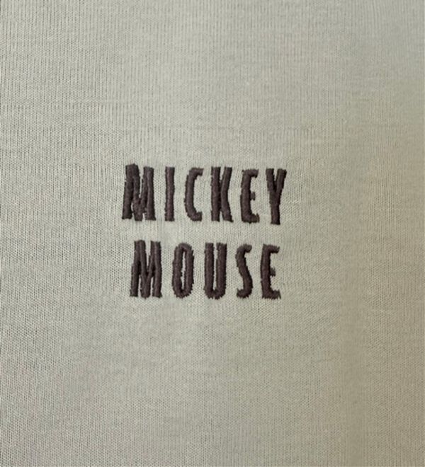 BELLUNA（ベルーナ）の「＜Ｄｉｓｎｅｙ＞【ミッキー】バックサガラ刺しゅうワイドシルエットＴシャツ（Tシャツ）」｜詳細画像