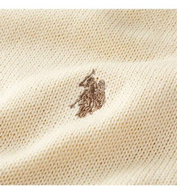 GeeRA（ジーラ）の「【ＵＳ．ＰＯＬＯ　ＡＳＳＮ】ショート丈ニット（ニット・セーター）」｜詳細画像