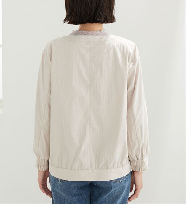 BELLUNA（ベルーナ）の「ビンテージ調ボタンデザインブルゾン（その他ジャケット）」｜詳細画像