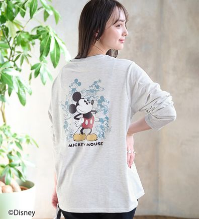BELLUNA（ベルーナ）の「＜Ｄｉｓｎｅｙ＞【ミッキー】プリントビックTシャツ（カットソー）」