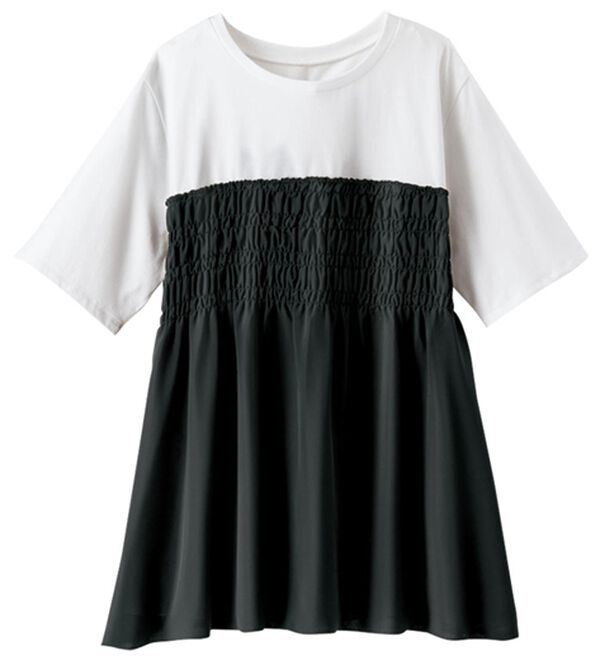 BELLUNA（ベルーナ）の「ビスチェ風ドッキングチュニック（チュニック）」｜詳細画像