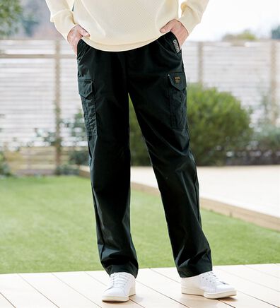 「＜アウトドアプロダクツ＞年間定番らくらくカーゴパンツ（メンズフルレングスパンツ）」