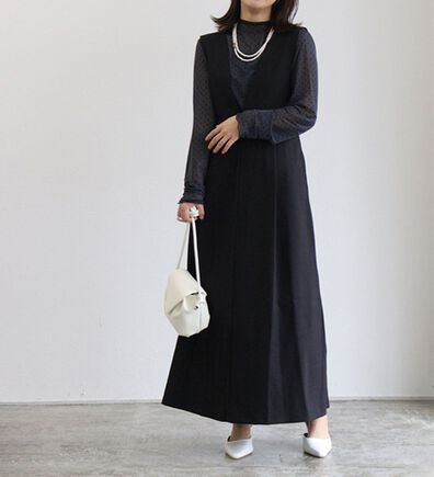 Pierrot（ピエロ）の「ウエストマークジャンパースカート（ジャンパースカート）」