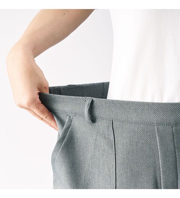 BELLUNA（ベルーナ）の「ウール調カルゼワイドパンツ（ワイドパンツ・ガウチョ）」｜詳細画像