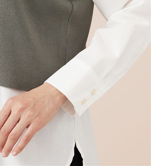 BELLUNA（ベルーナ）の「ニットビスチェ&times;シャツアンサンブル（アンサンブル）」｜詳細画像