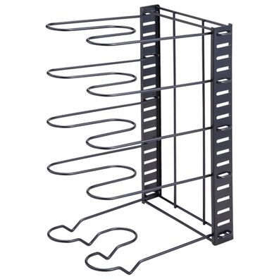 「縦横使えるフライパンスタンド（キッチン整理用品）」