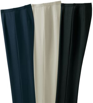 ルフラン（ルフラン）の「【３本組】日本製すっきり裏起毛チュニックパンツ（フルレングスパンツ）」｜3本組