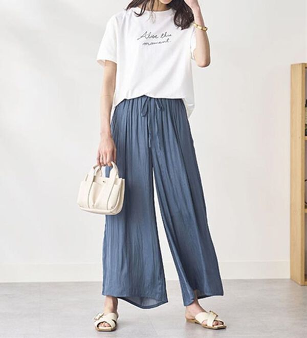 BELLUNA（ベルーナ）の「ヒンヤリ！綿１００％大人顔サマ見えＴシャツ（Tシャツ）」｜詳細画像