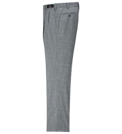 「裾上げ済杢調爽やかウエストストレッチスラックス（メンズスラックス）」