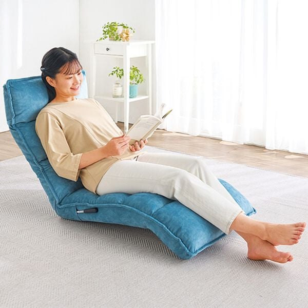 「起き上がりしやすいレバー式もこもこ座椅子（座椅子）」｜詳細画像