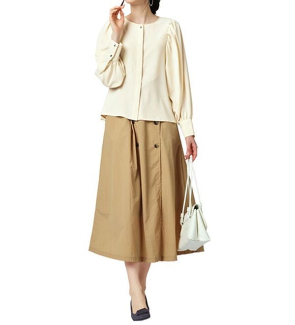 RANAN（ラナン）の「機能付！ギャザーボリューム袖ブラウス（ブラウス）」｜詳細画像