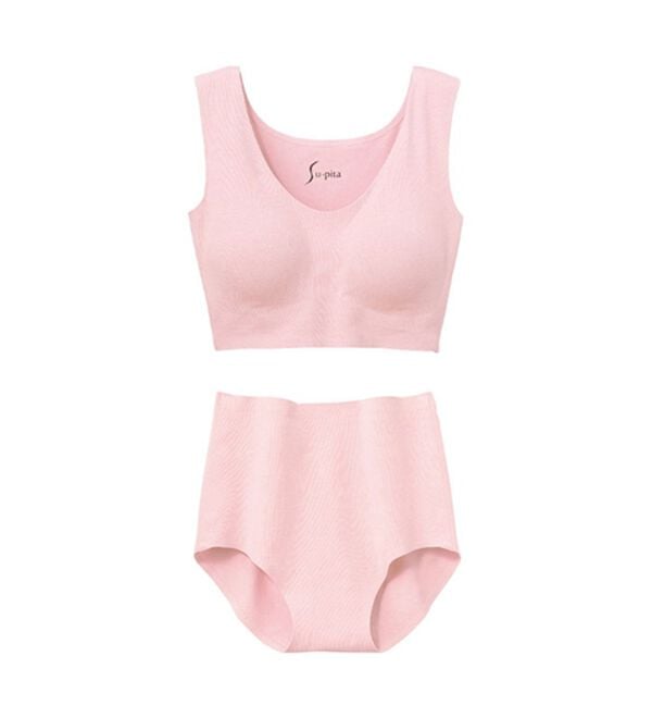 LAVIENNE（ラヴィエンヌ）の「【綿９５％＆縫い目ゼロ】締め付けにくいスーピタブラ・ショーツ（別売）（ブラジャー）」｜詳細画像