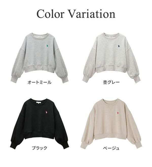 GeeRA（ジーラ）の「【Ｕ．Ｓ．ＰＯＬＯ　ＡＳＳＮ】ショートスウェット（トレーナー・スウェット）」｜詳細画像