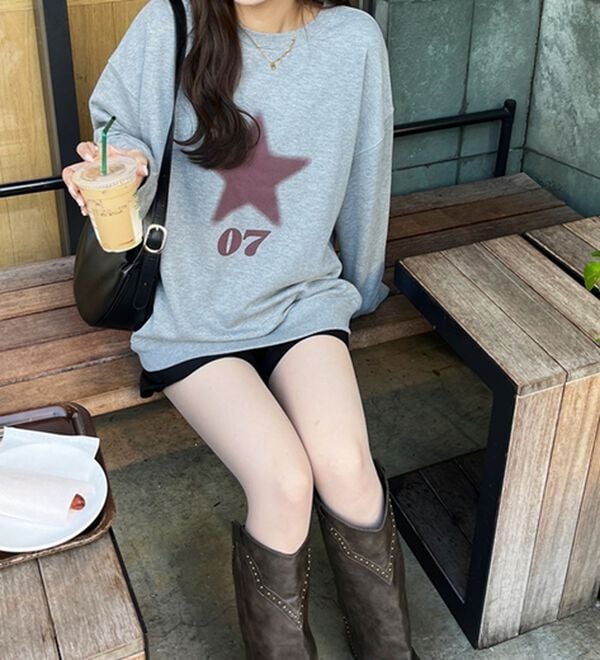 GeeRA（ジーラ）の「スターロゴスウェット（カットソー）」｜詳細画像