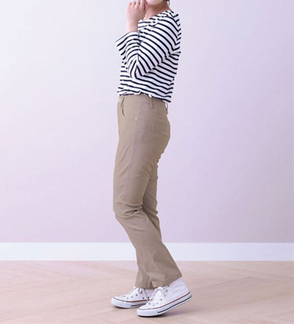 BELLUNA（ベルーナ）の「抗菌防臭！裏起毛美スマートパンツ（フルレングスパンツ）」｜詳細画像