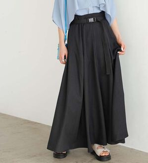 GeeRA（ジーラ）の「ワークベルト付フレアースカート（ロングスカート）」｜詳細画像
