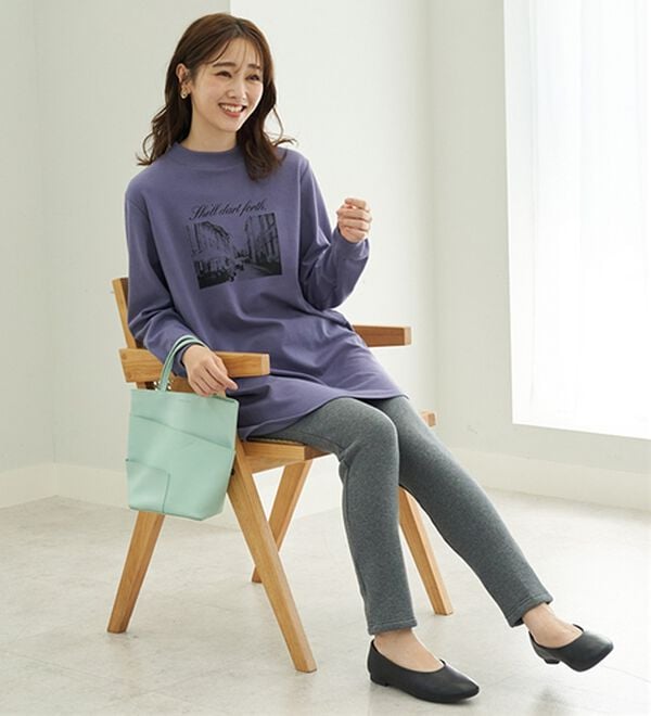 BELLUNA（ベルーナ）の「まるではく毛布！静電防止付裏ファーレギンス（スパッツ・レギンス）」｜詳細画像