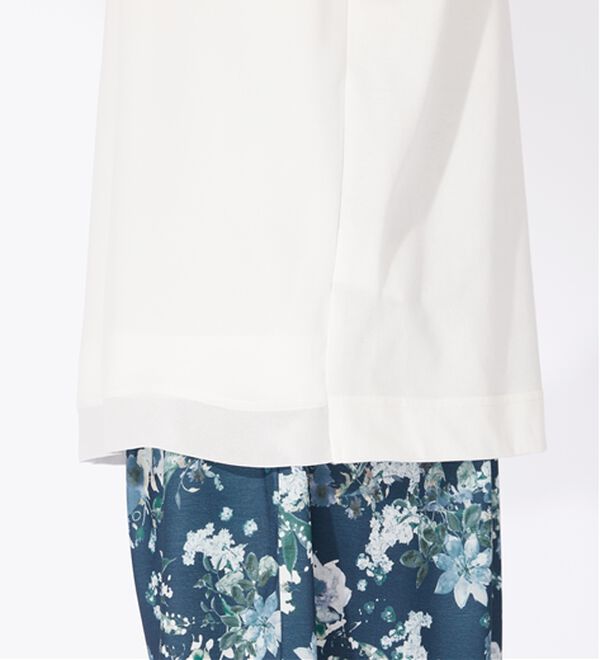 BELLUNA（ベルーナ）の「〈日比谷花壇〉シフォン重ねプルオーバー（カットソー）」｜詳細画像