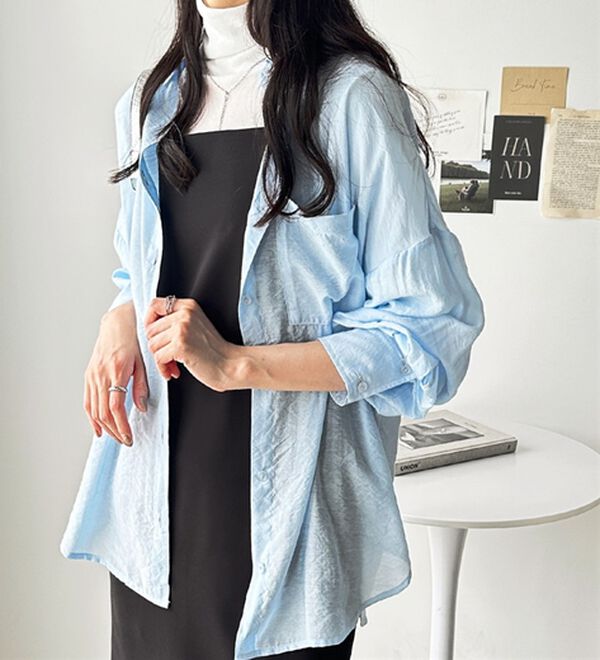 GeeRA（ジーラ）の「アソート柄オーバーサイズシャツ（シャツ）」｜詳細画像