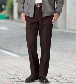 「＜コムルヴァン・オム＞ラクしてすっきり暖かスラックス（メンズスラックス）」｜詳細画像