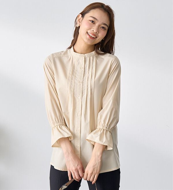 BELLUNA（ベルーナ）の「綿混素材春色ブラウス（ブラウス）」｜詳細画像