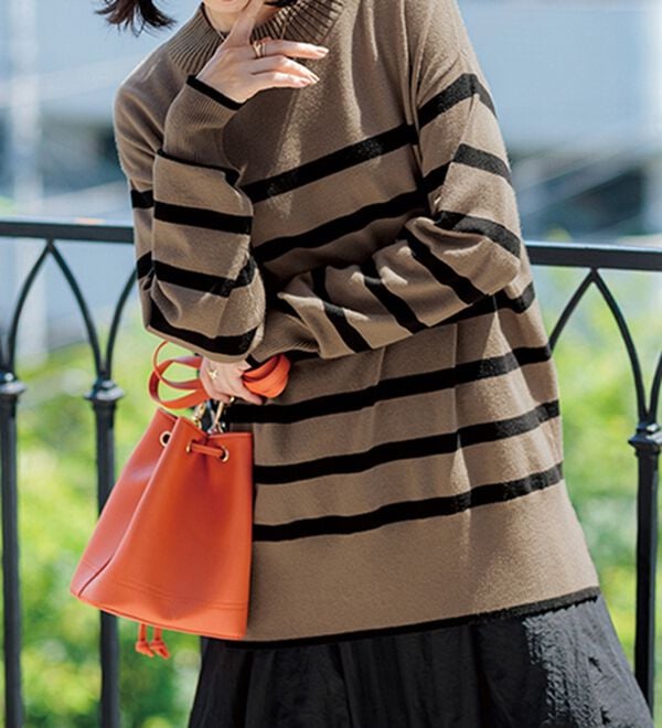 BELLUNA（ベルーナ）の「もちもち素材ハイネックニットプルオーバー（ニット・セーター）」｜詳細画像