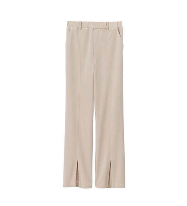 GeeRA（ジーラ）の「楽ちん！ストレッチスリットスラックスパンツ（フルレングスパンツ）」｜詳細画像