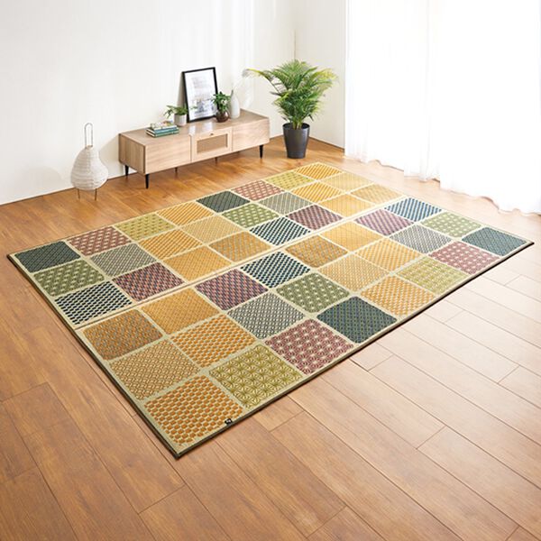 「純国産　和モダンい草ラグ（い草ラグ）」｜詳細画像