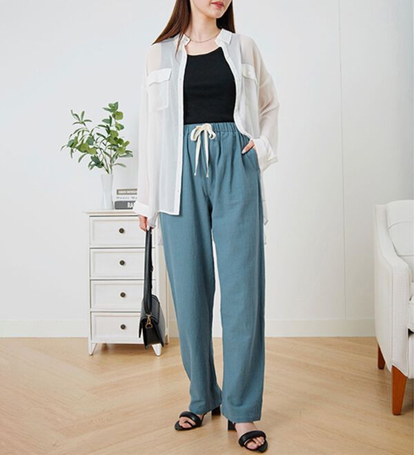 LAVIENNE（ラヴィエンヌ）の「新・毎日らくちんパンツ（フルレングスパンツ）」｜詳細画像