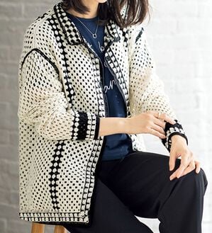 ルフラン（ルフラン）の「かぎ編み調ニットジャケット＜ミリート＞（その他ジャケット）」｜詳細画像