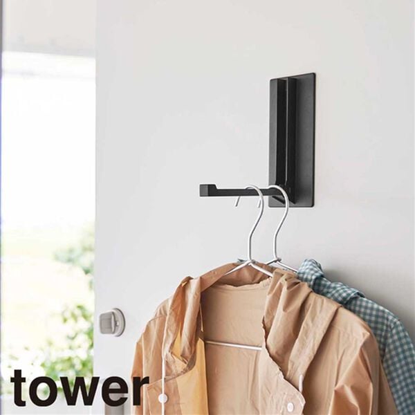 iellio（イエリオ）の「タワー　マグネット折り畳みハンガー＜ｔｏｗｅｒ山崎実業＞（ハンガー）」｜詳細画像