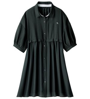 ルフラン（ルフラン）の「【ａ・Ａ・Ｐ】楊柳素材の涼やかブラウス（ブラウス）」｜黒