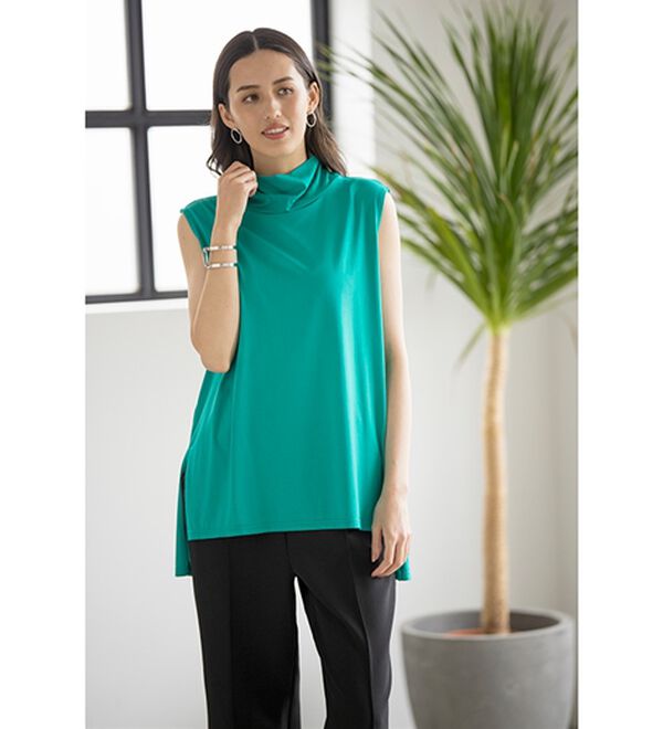 RANAN（ラナン）の「スリーブレスハイネックプルオーバー（カットソー）」｜詳細画像