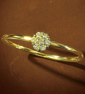 ルフラン（ルフラン）の「１８金ダイヤモチーフリング（リング）」｜フラワー