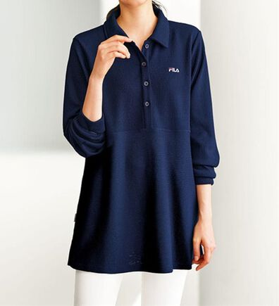 BELLUNA（ベルーナ）の「＜ＦＩＬＡ＞リブニットソーポロチュニック（チュニック）」